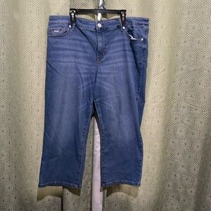 Nine West Size 16 Chrystie Capri jeans EUC